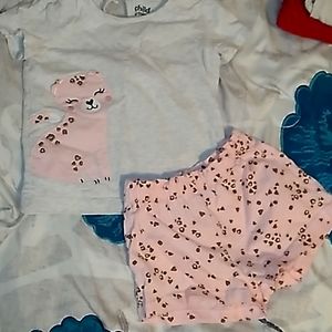 Baby girl shorts outfit